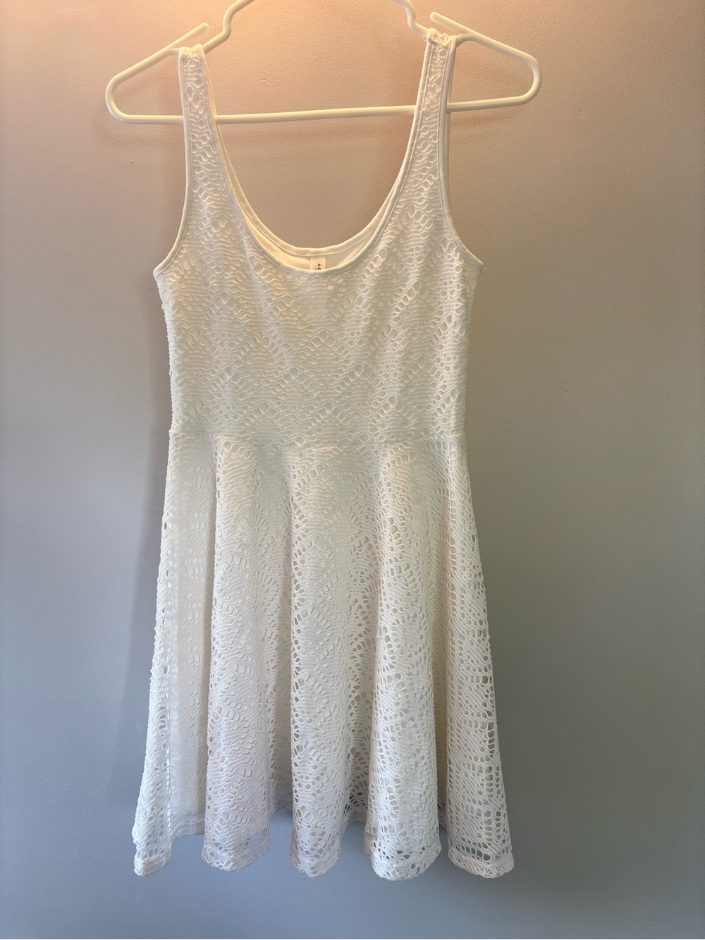 Aeropostale White Lace Tank Dress